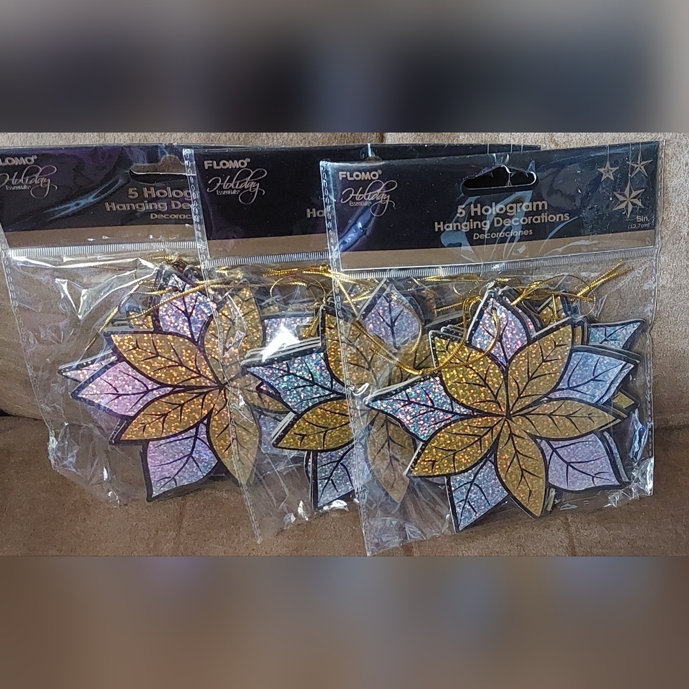 🎄 Hologram Hanging Christmas Ornamentsp